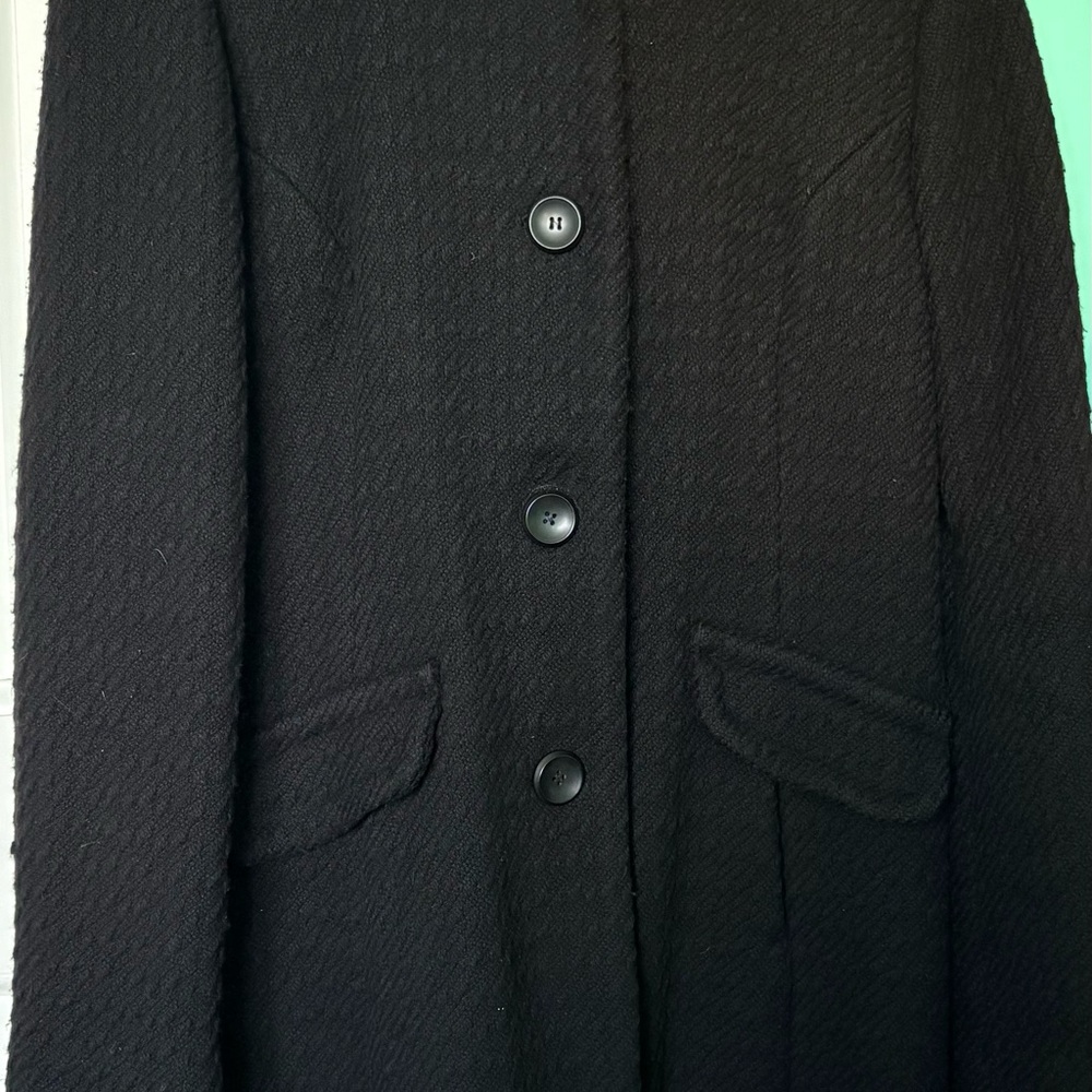 H&M Black Textured Blazer